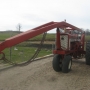 International 706 Tractor with Boom Loader