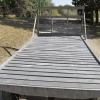 8'x16' Oak Hayrack w/Wagon