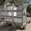 8'x16' Oak Hayrack w/ Wagon