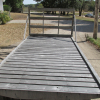 8'x16' Oak Hayrack w/ Wagon
