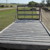 8'x16' Oak Hayrack w/Wagon