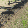 25ft FarmKing 4 Bar Mulcher for Field Cultivator