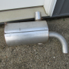 New Muffler for International 886,986 or Hydro 186 