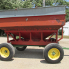 EZ Flow 300 Gravity Box w/ EZ Trail 13T Wagon and Drill Fill Auger